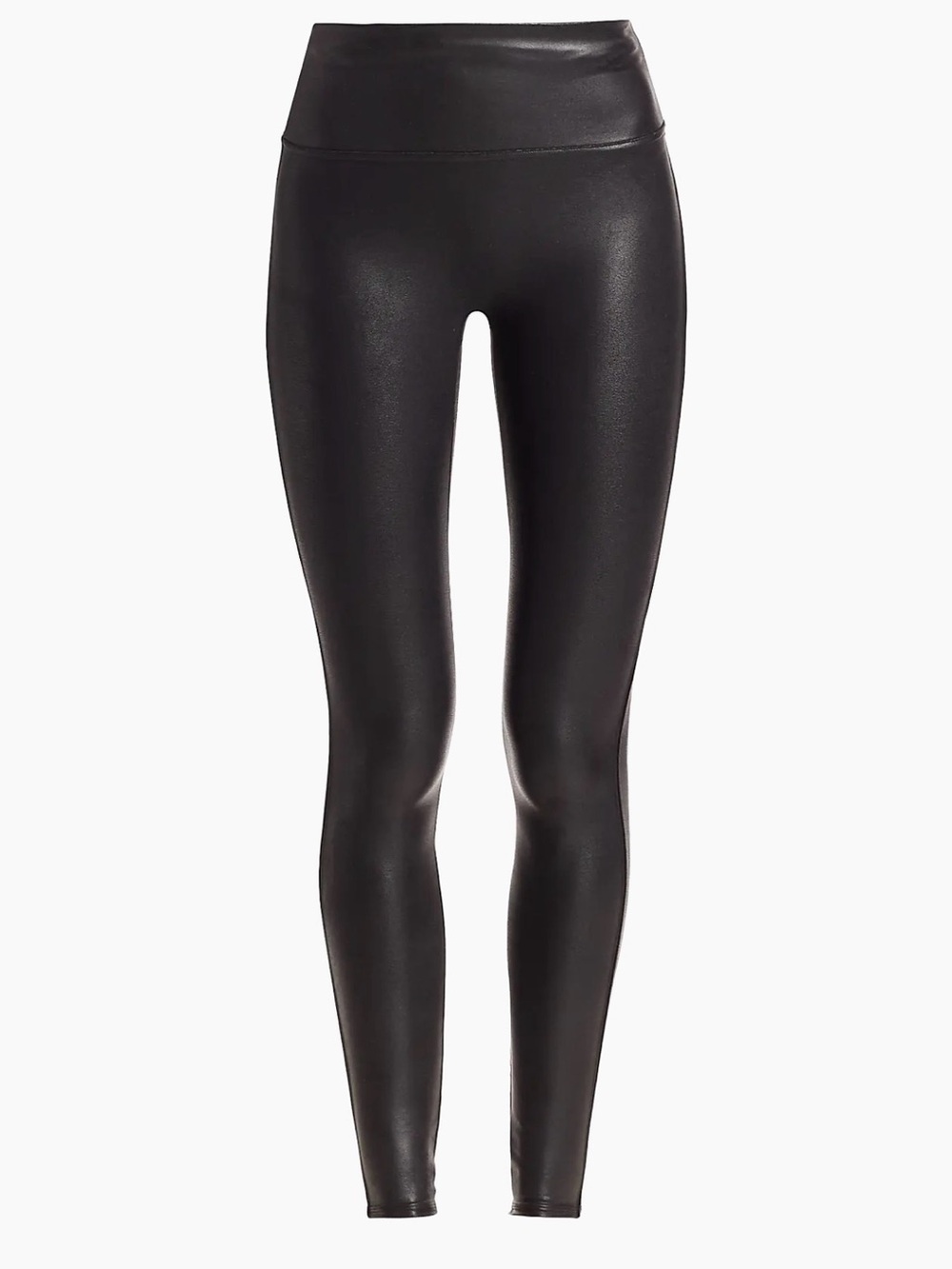 Women’s Spanx Black Faux Leather Leggings size XL